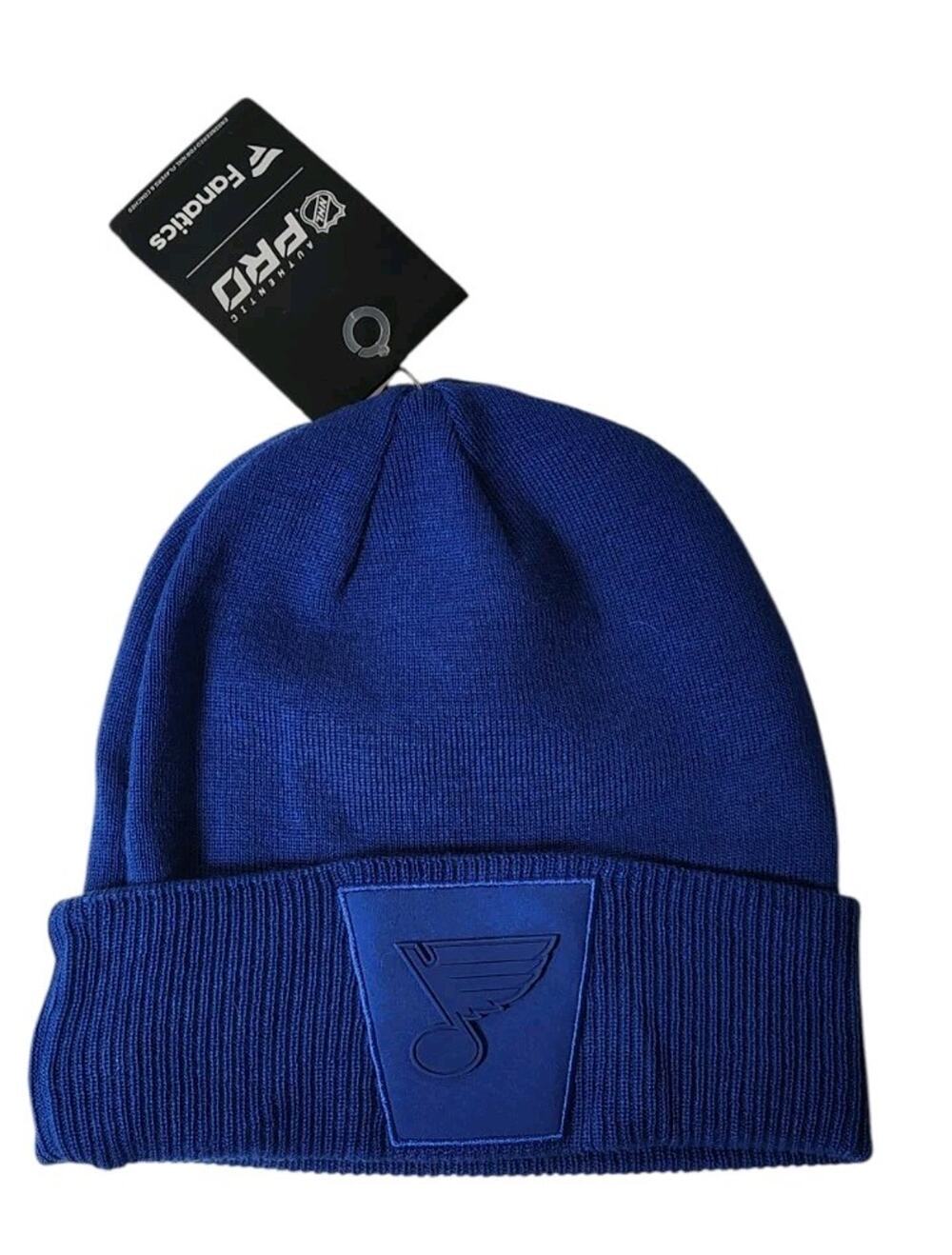 Saint Louis Blues Fanatics Hat Beanie Stocking Winter Hockey NHL Authentic Pro